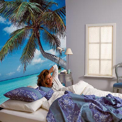 Оклейка фото обоев